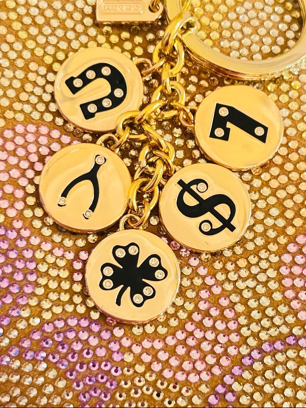 NWOT Coach Y2K Lucky Charm Keychain/ Bag Charm - Picture 6 of 11